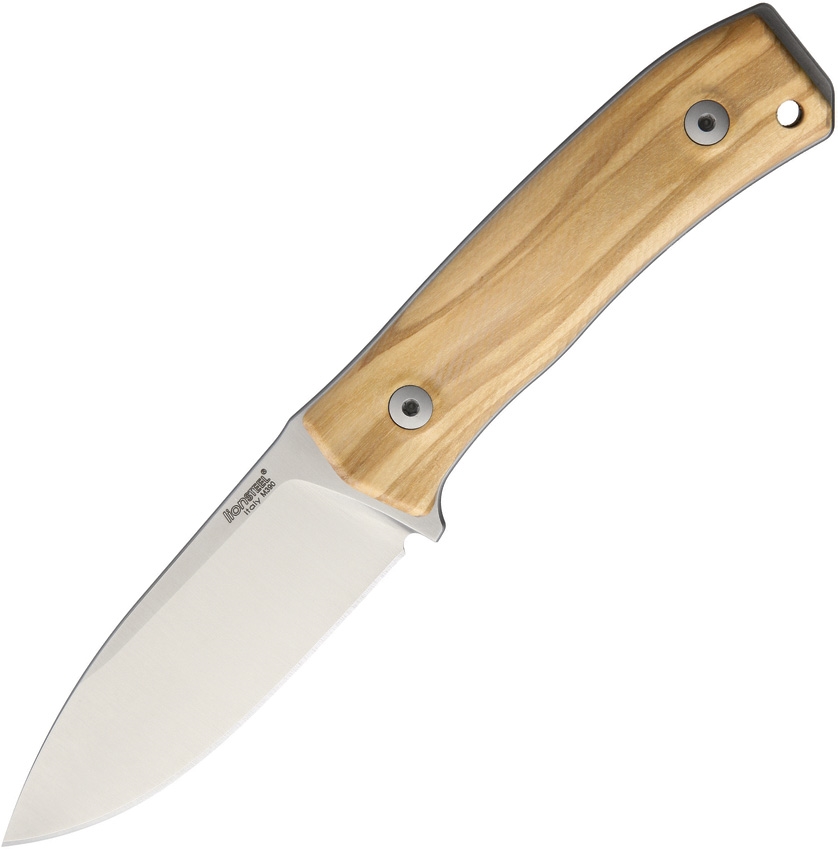 Lion Steel LSTM4UL M4 Fixed Blade Knife Olive, Wood