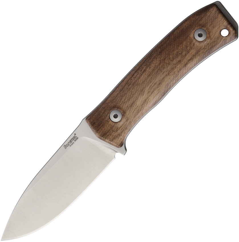 Lion Steel LSTM4WN M4 Fixed Blade Walnut Knife, Wood