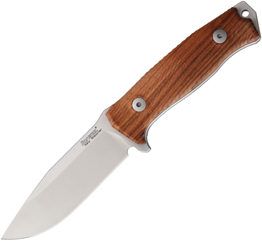 Lion Steel LSTM5ST M5 Fixed Blade Santos Knife, Wood