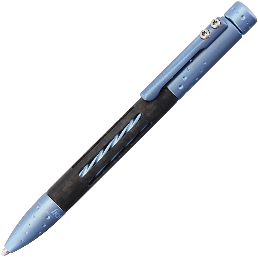 Lion Steel LSTNYFCBLM Nyala Pen Carbon Fiber Blue