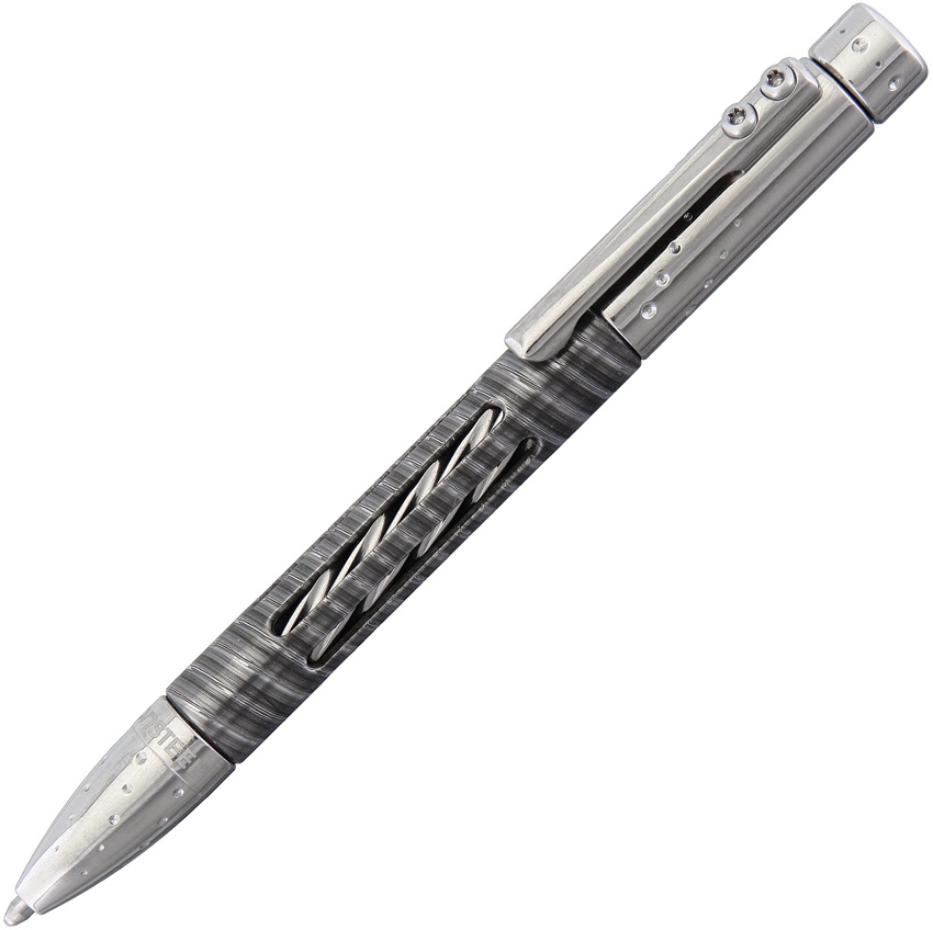 Lion Steel LSTNYSDTGYS Nyala Pen Damascus Silver