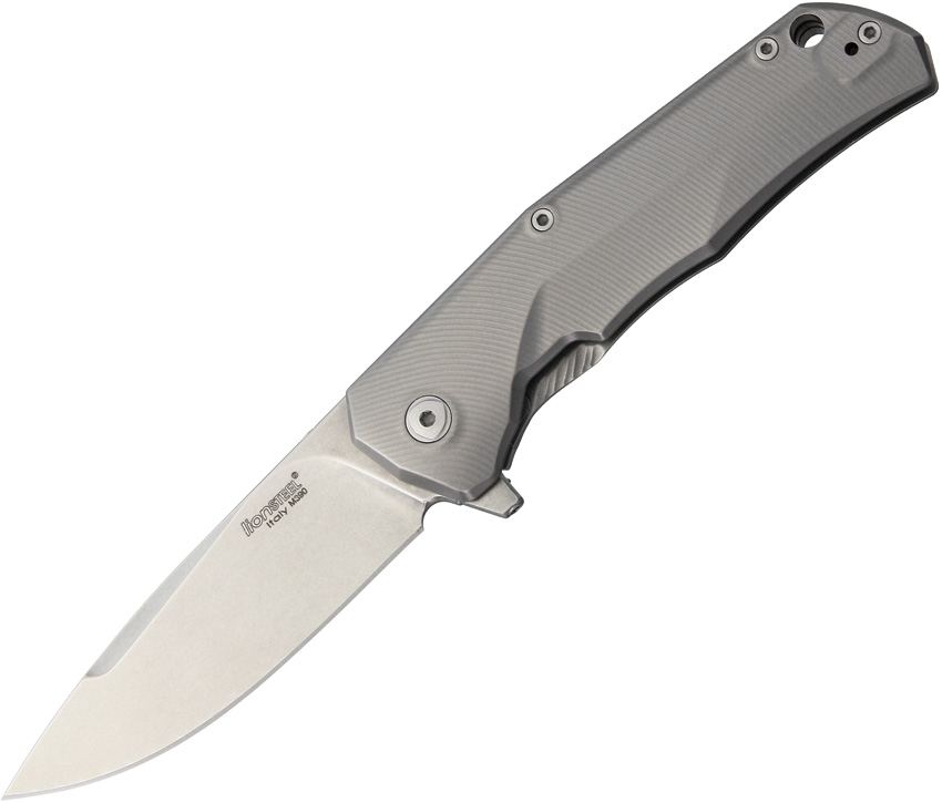 Lion Steel LSTTREBR TRE Titanium Framelock Knife