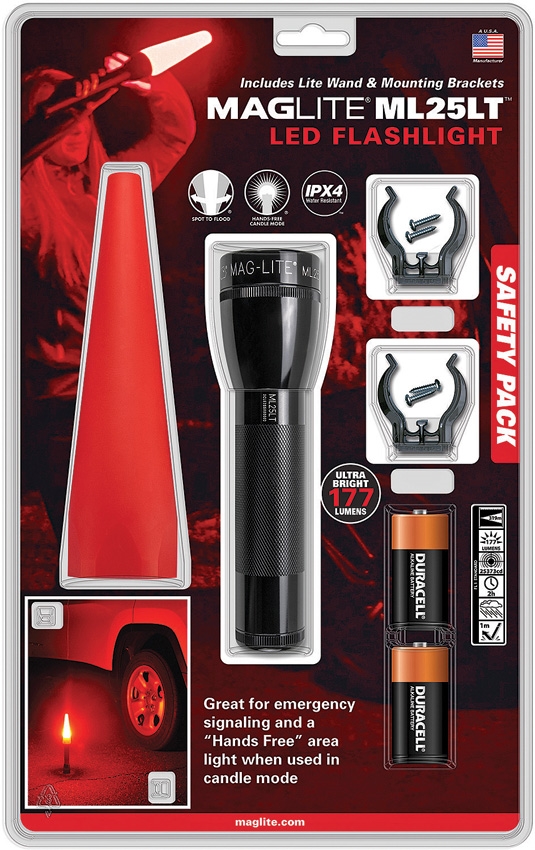 Mag-Lite ML88204 ML25LT LED Flashlight Safety