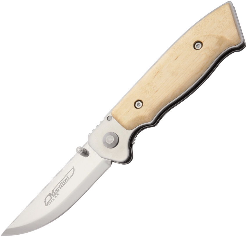 Marttiini MN945115 Lynx Linerlock Curly Birch Knife