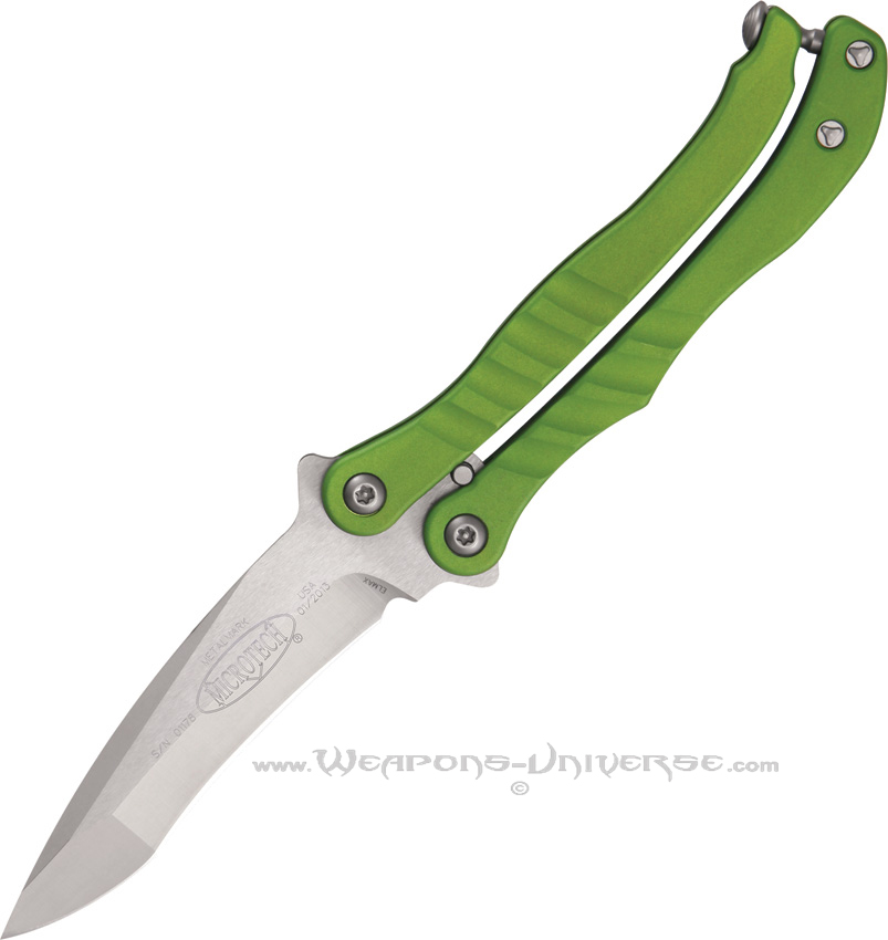 Microtech 1704ZG Metalmark Balisong Butterfly Knife, Satin