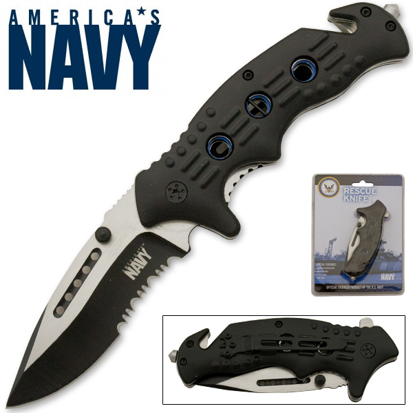 Official U.S. Navy Tactical Spring Assisted Knife