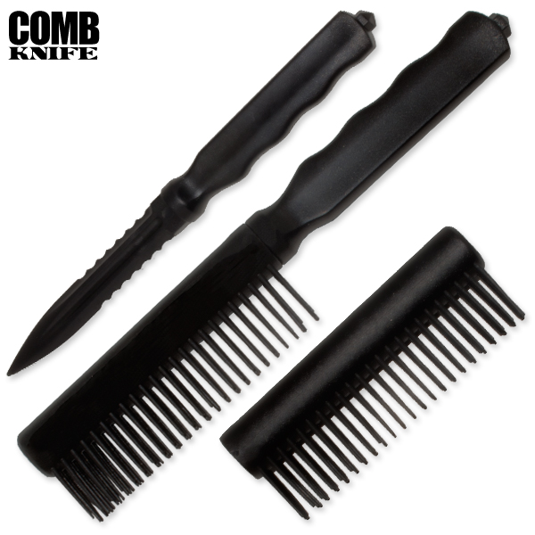 Plastic Comb Knife (Black)  COM-BK