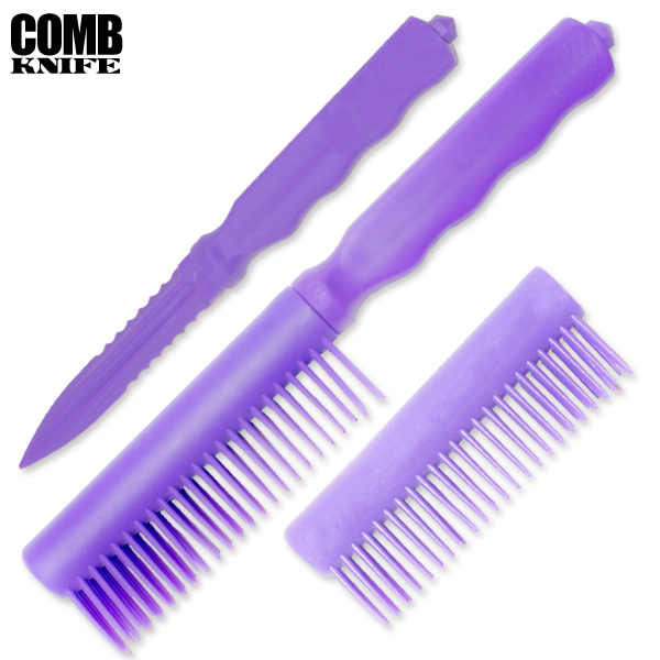 Plastic Comb Knife (Purple) COM-PP