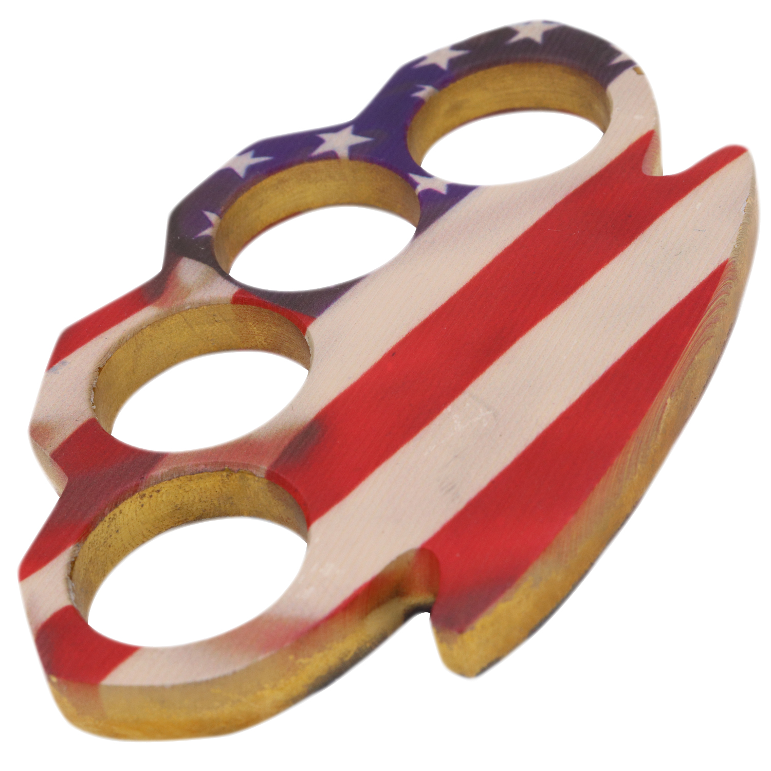 Real Brass Knuckles, Heavy Duty, American Flag