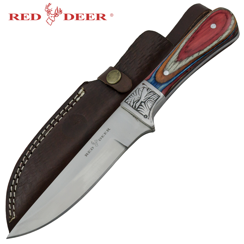 Red Deer Full Tang Game Dagger Hunting Knife