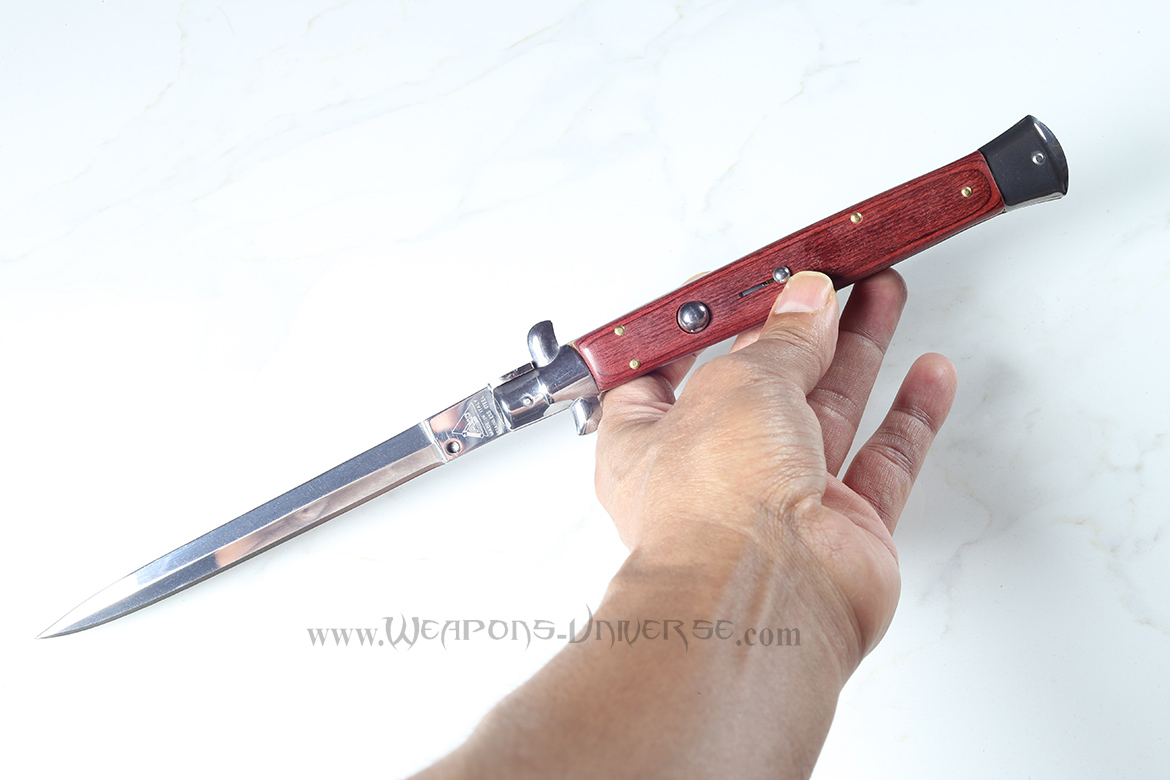 Rosewood Italian Switchblade, 13 inches