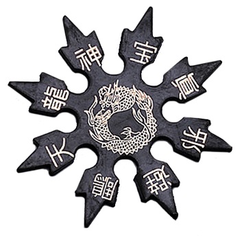 Rubber Throwing Star, Dragon