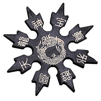 Rubber Throwing Star, Dragon