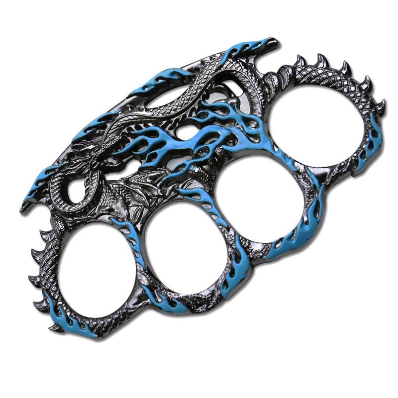 Serpent Dragon Flame Knuckles, Blue