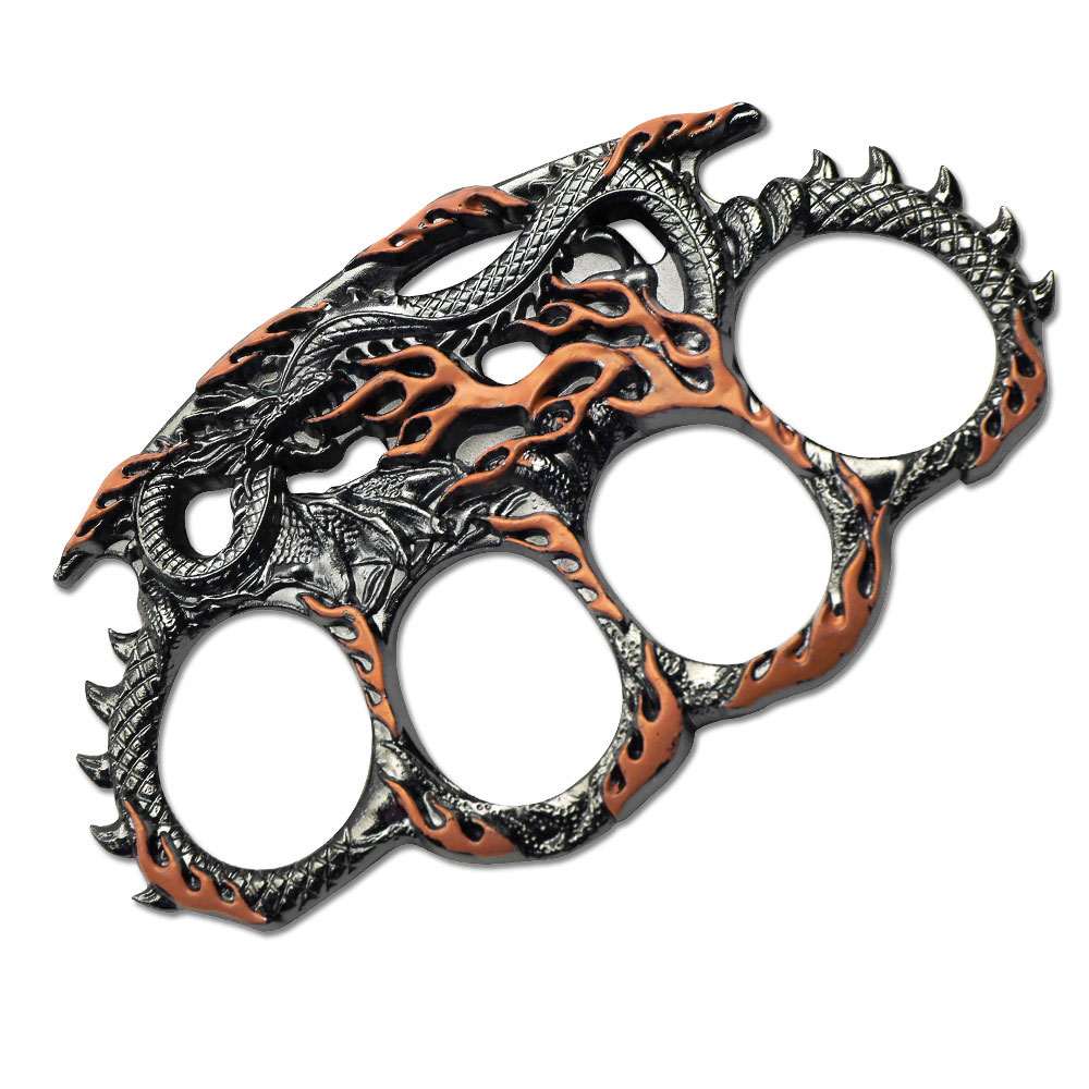 Serpent Dragon Flame Knuckles, Orange