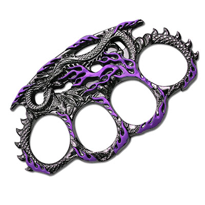 Serpent Dragon Flame Knuckles, Purple