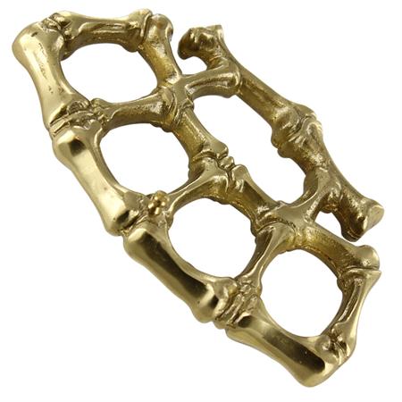 Skeleton Bones Knuckles, Brass