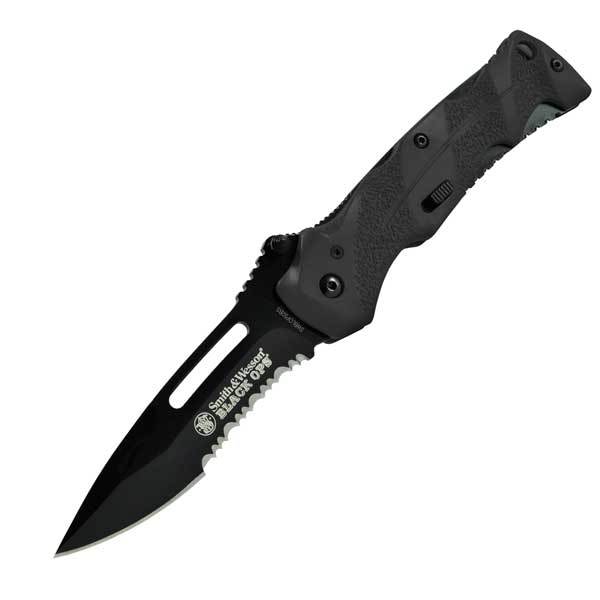 Smith & Wesson SWBLOP2BS Black Ops 2, Black, Combo Knife