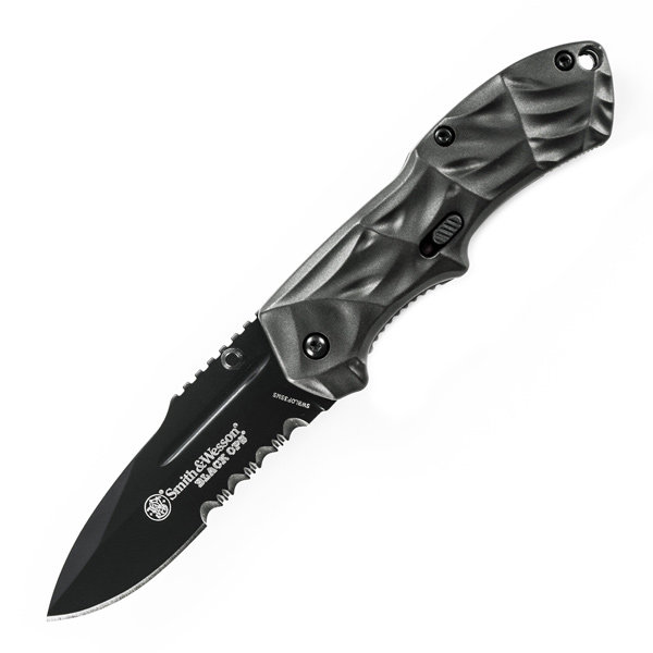Smith & Wesson SWBLOP3SMS Black Ops MAGIC Gen, ComboEdge Knife
