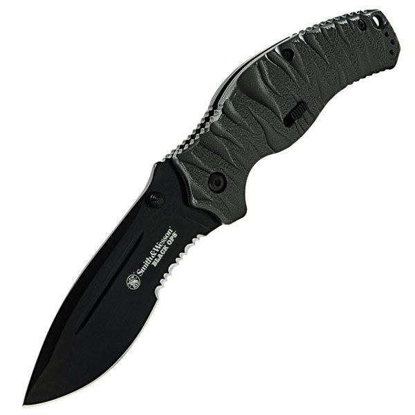 Smith & Wesson SWBLOP4BS Black Ops 4, MAGIC Assist, Gray Aluminum Knife