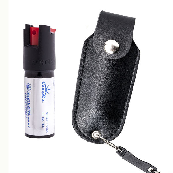 Smith & Wesson SWP-1203 Pepper Spray, Leather Holster