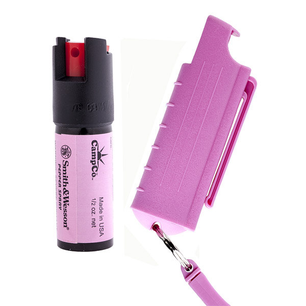 Smith & Wesson SWP-1403P Pepper Spray, Pink Plastic Case