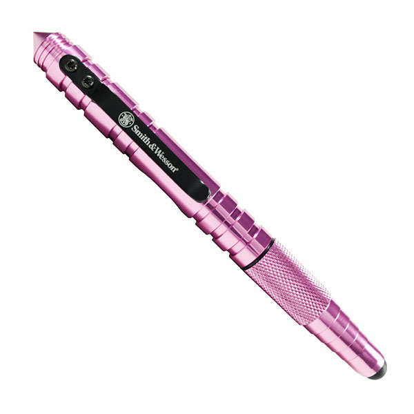 Smith & Wesson SWPEN3P Tactical Pen, Stylus, Pink
