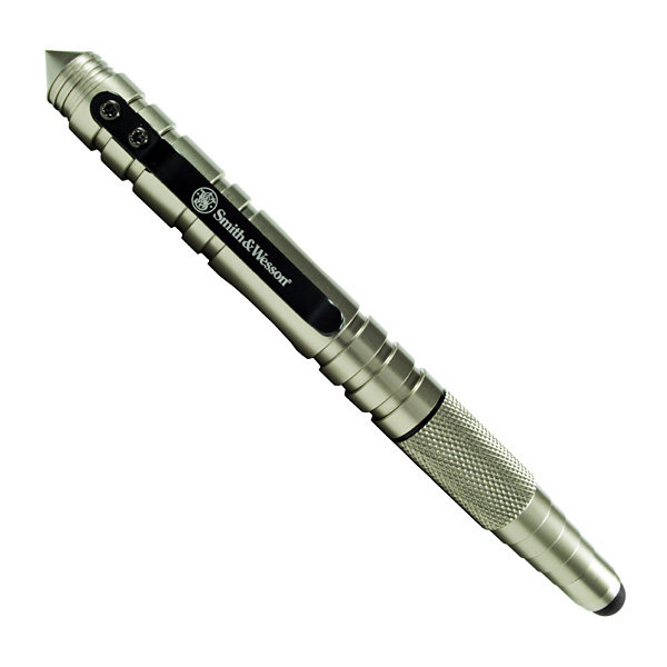 Smith & Wesson SWPEN3S Tactical Pen, Stylus, Silver