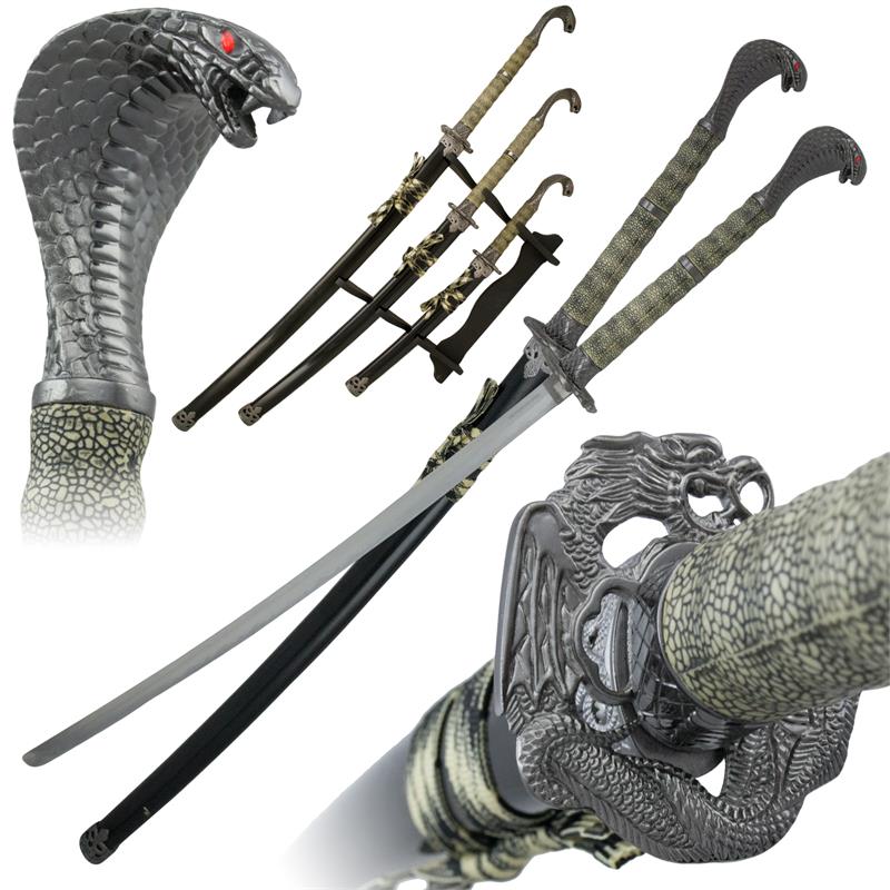 Snake Venom Samurai Katana Sword Set