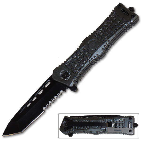Special Operation Spring Assisted Knife, Grey