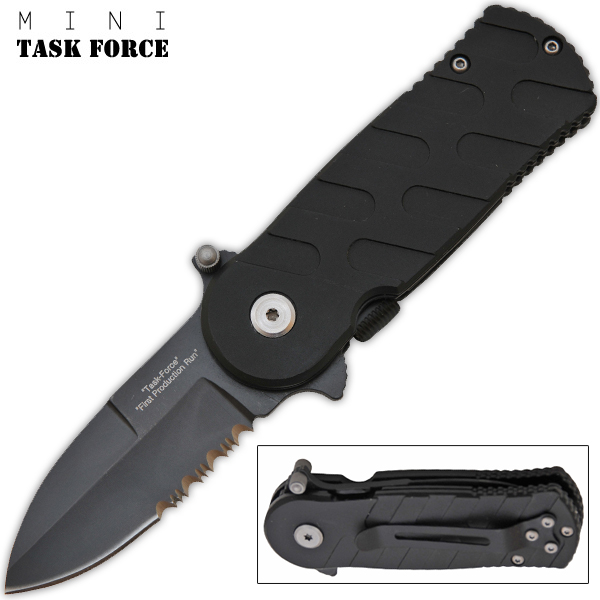 6.5 Inch "Task Force" Trigger Assisted - Black P-195-BBK