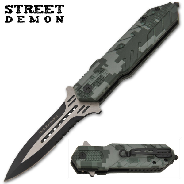8.5 Inch "Drill Sergeant" Trigger Assisted Knife K-252