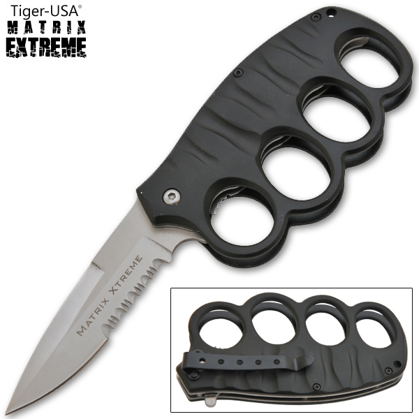 8 Inch Matrix Extreme Trigger Assisted Trench Knife K14BS