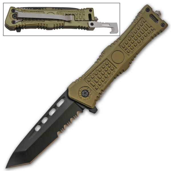 8 Inch Tanto Blade Triger Assisted Knife CLD158