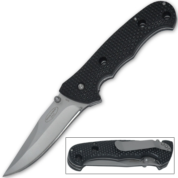 Manual "Special Forces" Folding Knife L-133-BS
