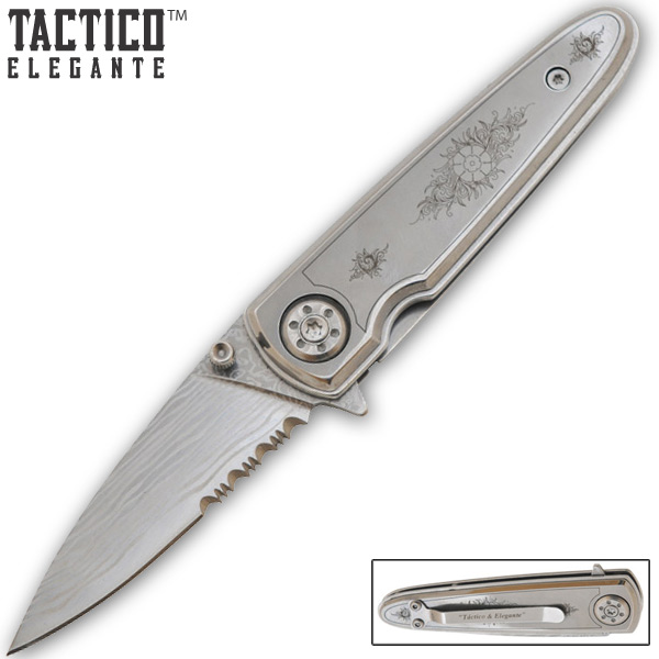 Tactico & Elegante Spring Assisted Knife Rose