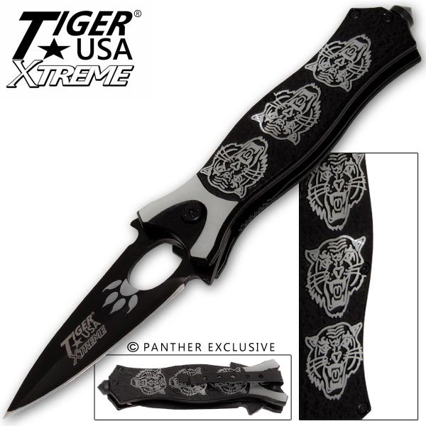 Tiger USA Xtreme Tiger Roar Knife - Silver TF-912-SL