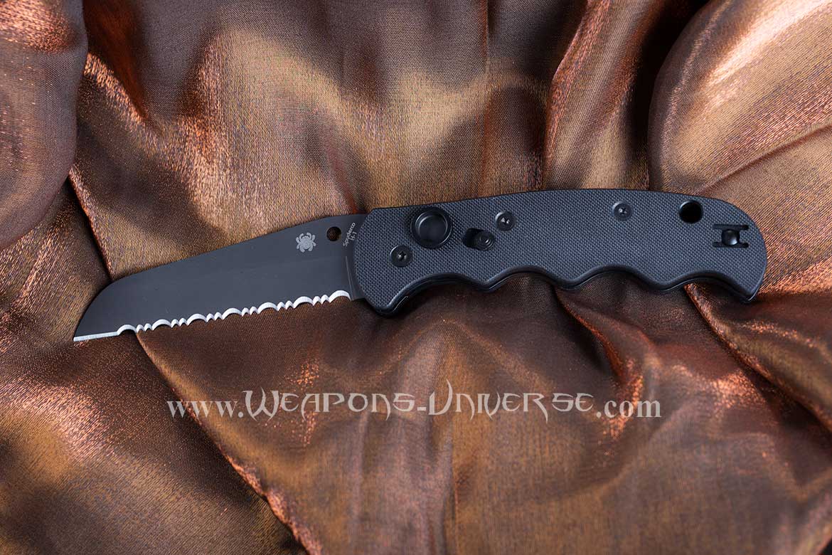 Spyderco C165GSBBK Autonomy Automatic Knife, Black