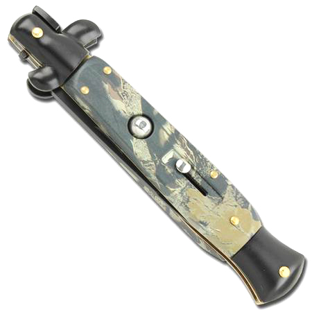 Real Tree Switchblade Knife