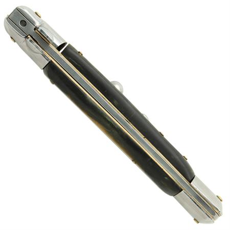 Silver Agate Switchblade Auto Stiletto Knife