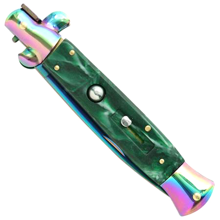 Jade Titanium Switchblade