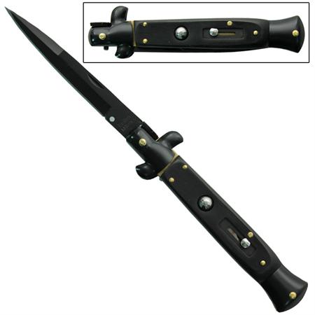 Switchblade Stiletto Automatic Knife Black Magic