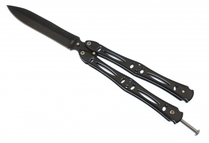 Tactical Butterfly Knife, Black