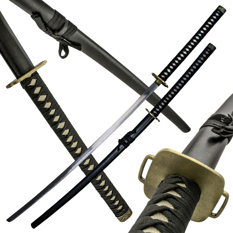 The Goliath Black Katana Samurai Sword 