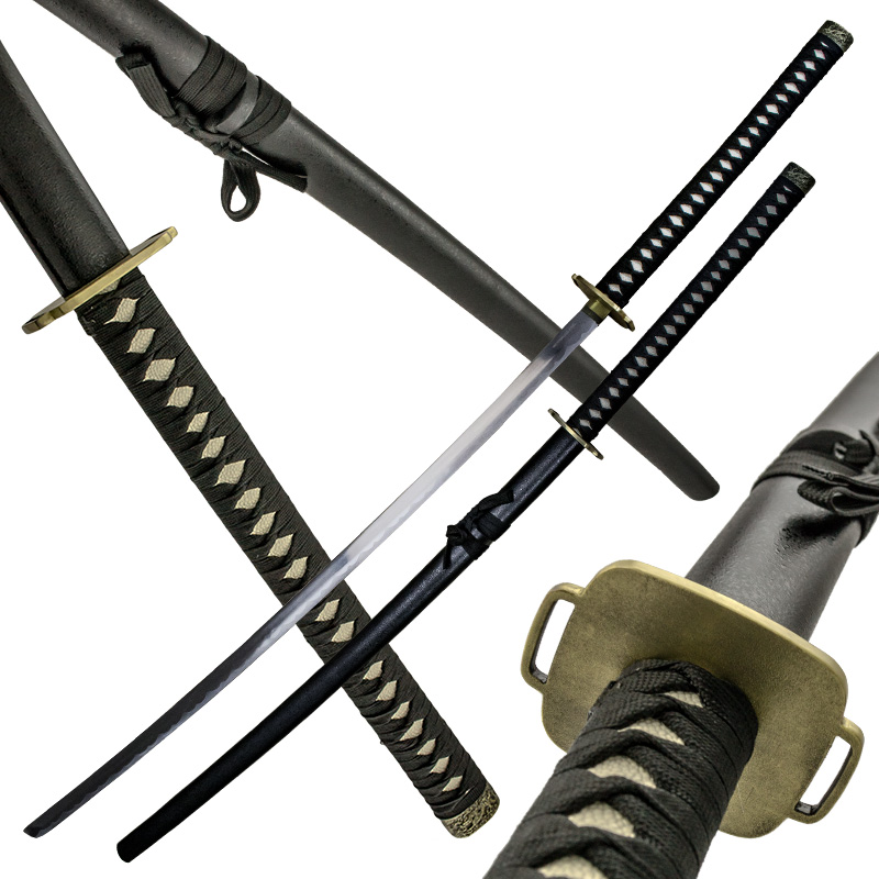 The Goliath Black Katana Samurai Sword