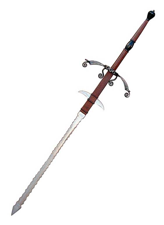 The Great German Landsknechte Flamberge Sword