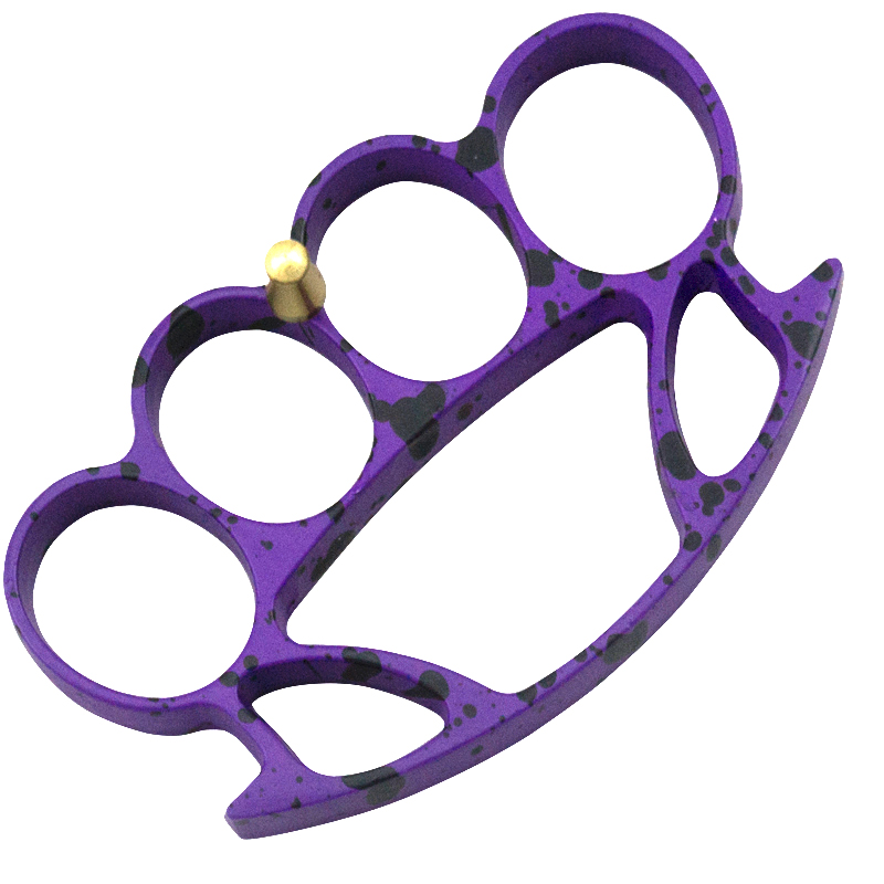 Thug Brass Knuckles, Purple Grunge, Medium