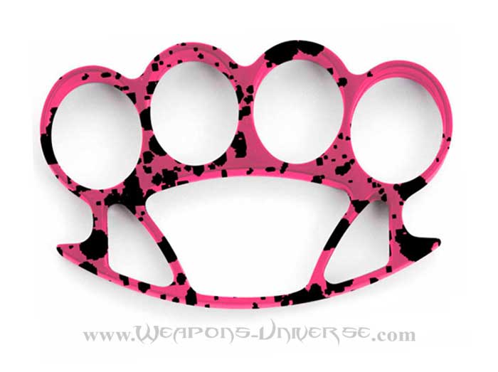 Thug Brass Knuckles, Pink Grunge, Medium