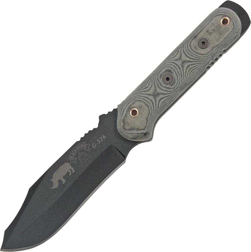 TOPS 101 Black Rhino Knife