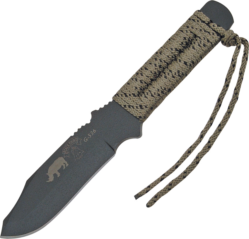 TOPS 102 Black Rhino Knife